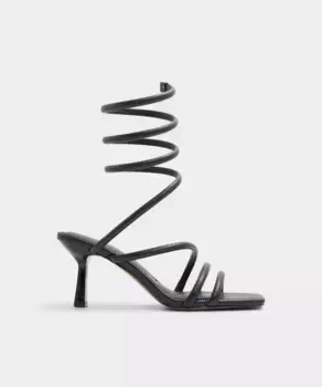 Женские босоножки на каблуке с квадратным носком Aldo, черный