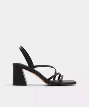 Женские босоножки на каблуке с квадратным носком Aldo, черный
