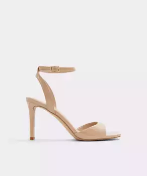 Женские босоножки на каблуке с квадратным носком Aldo, бежевый