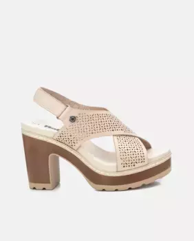 Женские босоножки на каблуке с застежкой на липучке Refresh, белый