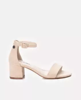 Женские босоножки на каблуке с застежкой на пряжке Refresh, золотой