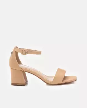 Женские босоножки на каблуке с застежкой-пряжкой Refresh, коричневый