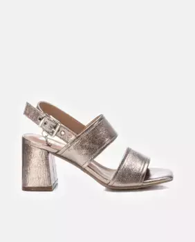 Женские босоножки на каблуке с застежкой-пряжкой Xti, серый