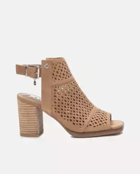 Женские босоножки на каблуке с застежкой-пряжкой Xti, бежевый