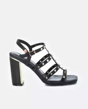 Женские босоножки на каблуке с застежкой-пряжкой Xti, черный