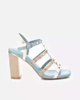 Женские босоножки на каблуке с застежкой-пряжкой Xti, синий