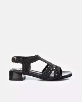 Женские босоножки на каблуке с застежкой-пряжкой Xti, черный