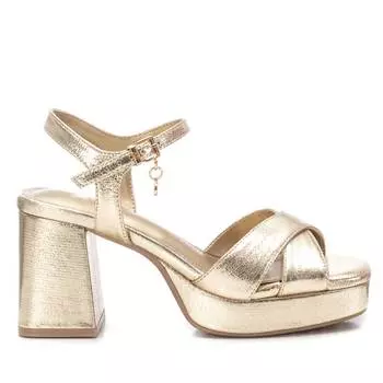 Женские босоножки на каблуке Xti, золотой
