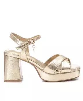 Женские босоножки на каблуке XTI, золотой