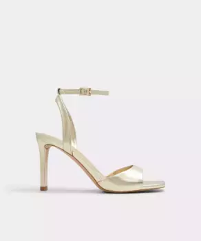 Женские босоножки на квадратном каблуке Aldo, золото