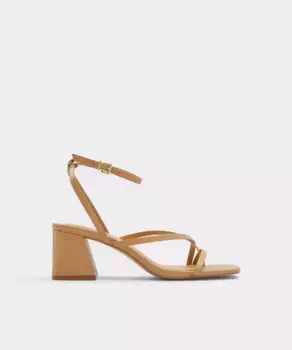 Женские босоножки на квадратном носке на каблуке Aldo, коричневый