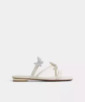 Женские босоножки на квадратном носке на каблуке Aldo, белый