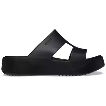 Женские босоножки на платформе Getaway H-образный ремешок W Crocs, чёрный