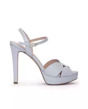 Женские босоножки на платформе на каблуке Pedro Miralles, голубой
