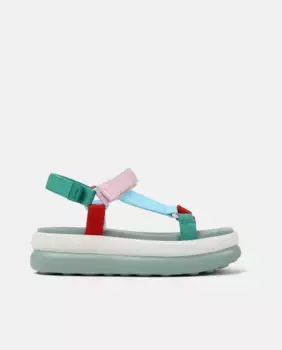 Женские босоножки на платформе Pelotas Flota Up Twins Camper, красный