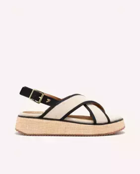 Женские босоножки на платформе с мягкой стелькой и регулируемой застежкой на щиколотке Gioseppo, черный