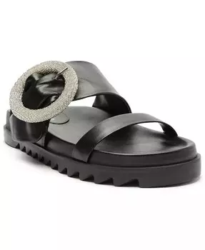 Женские босоножки на платформе с украшением Callie Arezzo, черный