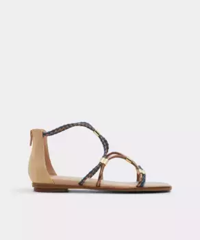 Женские босоножки на плоской подошве с квадратным носком Aldo, синий