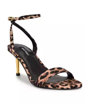 Женские босоножки на шпильке Anny с ремешком на щиколотке Nine West, белый