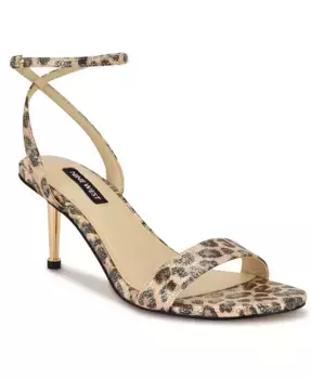 Женские босоножки на шпильке Anny с ремешком на щиколотке Nine West, желтый