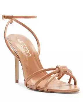 Женские босоножки на шпильке Marina High Arezzo, коричневый