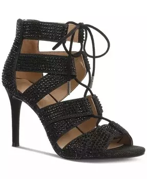 Женские босоножки на шпильке со шнуровкой Sandy Thalia Sodi, черный