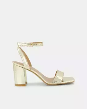 Женские босоножки на среднем каблуке Green Coast, цвет 390 Oro