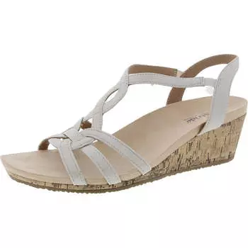 Женские босоножки на танкетке из искусственной кожи с ремешками Monaco 2 LifeStride, цвет bone tumbled