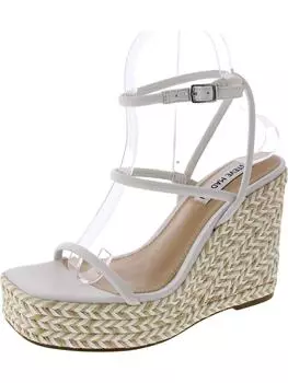 Женские босоножки на танкетке из искусственной кожи UNIFY Steve Madden, белый/мультиколор