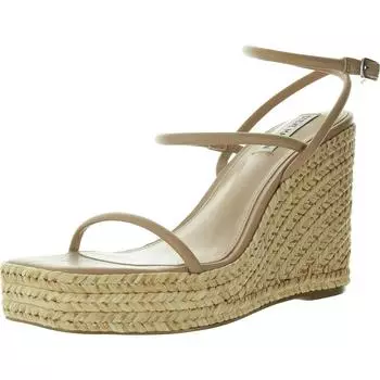 Женские босоножки на танкетке из искусственной кожи UNIFY Steve Madden, цвет tan