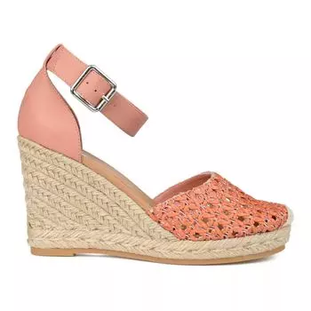 Женские босоножки на танкетке Journee Collection Sierra Journee Collection, розовый