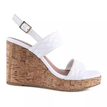 Женские босоножки на танкетке London Rag Mohana London Rag, коричневый