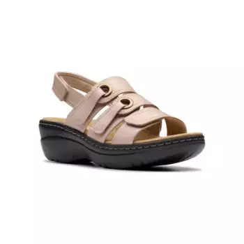 Женские босоножки на танкетке Merliah2 Clarks, цвет sand leather