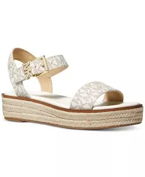 Женские босоножки на танкетке Richie Espadrille на платформе Michael Kors, тан/бежевый