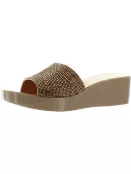 Женские босоножки на танкетке с декором Wendy Olivia Miller, цвет nude