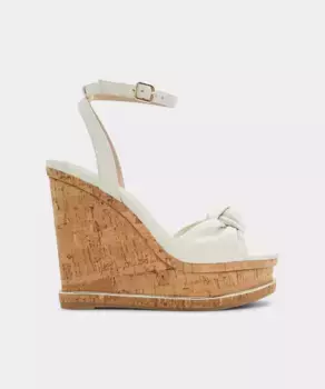 Женские босоножки на танкетке с круглым носком Aldo, белый