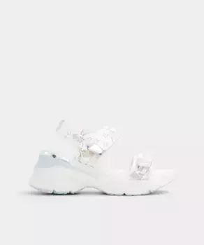 Женские босоножки на танкетке с круглым носком Aldo, белый