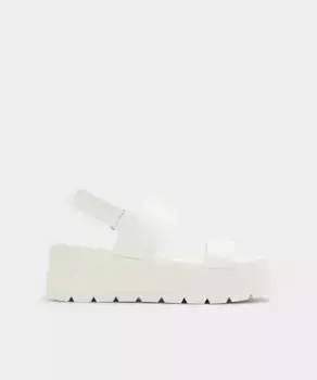 Женские босоножки на танкетке с квадратным носком Aldo, белый