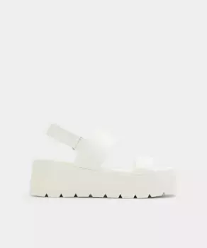 Женские босоножки на танкетке с квадратным носком Aldo, белый