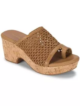 Женские босоножки на танкетке с открытым носком BETHIE Baretraps, цвет natural