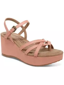 Женские босоножки на танкетке с ремешками Rita Zodiac, цвет Pink Synthetic