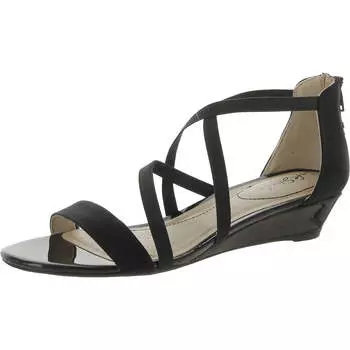 Женские босоножки на танкетке с ремешками Yolanda 2 из искусственной замши LifeStride, цвет black micro