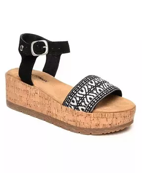 Женские босоножки на танкетке с ремешком на щиколотке Patrice Minnetonka, белый