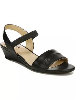 Женские босоножки на танкетке Yuma из искусственной кожи с принтом ящерицы LifeStride, цвет black lizard/silky