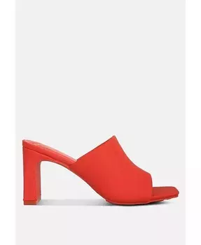 Женские босоножки на узком блочном каблуке Cannes London Rag, оранжевый