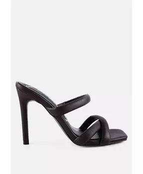 Женские босоножки на высоком каблуке Cloud Nine London Rag, коричневый