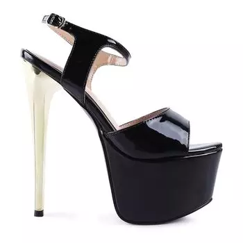 Женские босоножки на высоком каблуке London Rag Bewitch с ремешком на щиколотке London Rag, черный