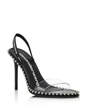 Женские босоножки на высоком каблуке Nova с ремешком на пятке Alexander Wang