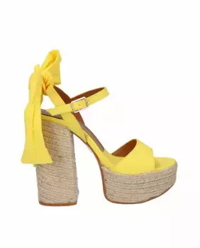 Женские босоножки на высоком каблуке от Cristina Cerqueiras Viguera, жёлтый