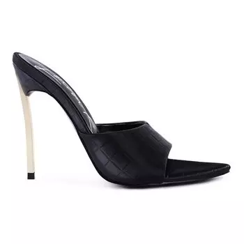 Женские босоножки на высоком каблуке с острым носком London Rag Bottoms Up London Rag, черный